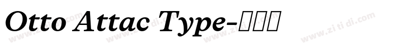 Otto Attac Type字体转换